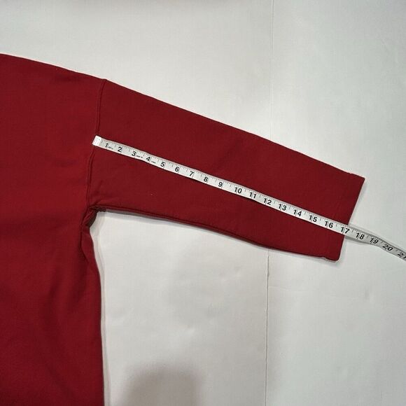 Vintage JERZEES Sweatshirt Red Crewneck Dear Santa I Can Explain Size XL - Picture 7 of 7